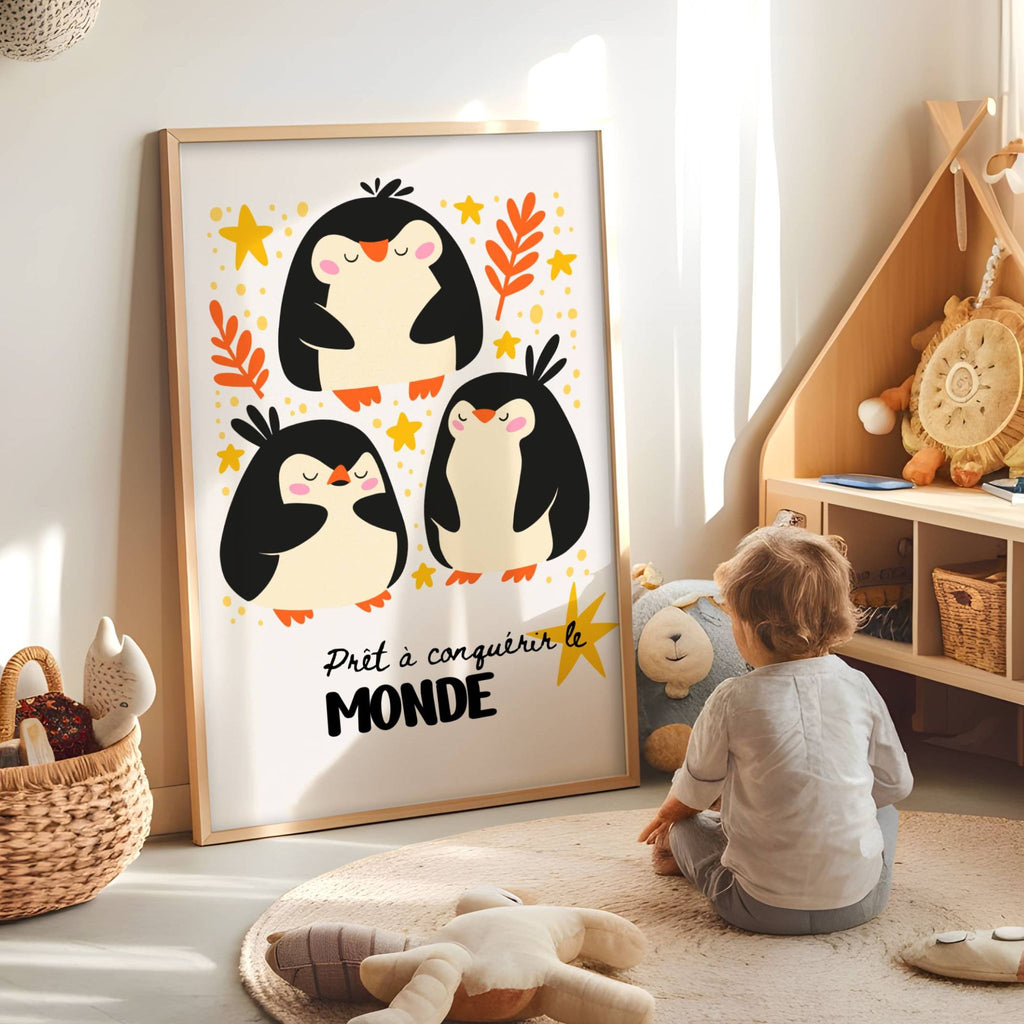 Affiche déco salle de jeux – style ludique