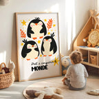 Affiche déco salle de jeux – style ludique